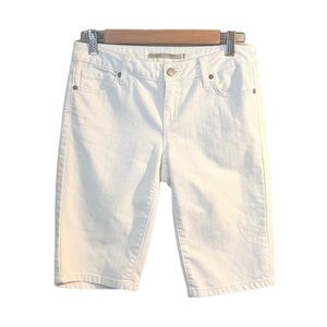 VINCE Bermuda Jean Shorts Modest Closet Staple Capsule Wardrobe